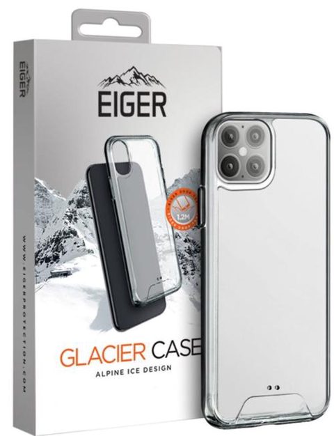 Protectie Spate Eiger Glacier Case EGCA00226 pentru Apple iPhone 12 Pro Max (Transparent)
