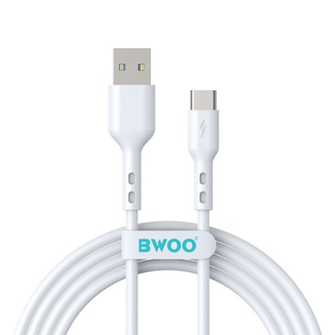 Cablu Date si Incarcare USB-A - USB-C BWOO BO-X172C-2M, 18W, 2m, Alb