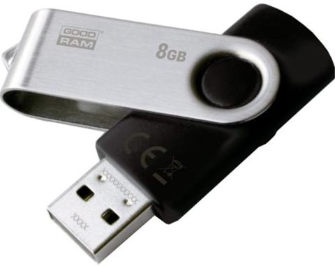 Stick USB GOODRAM UTS2, 8GB, USB 2.0 (Negru)