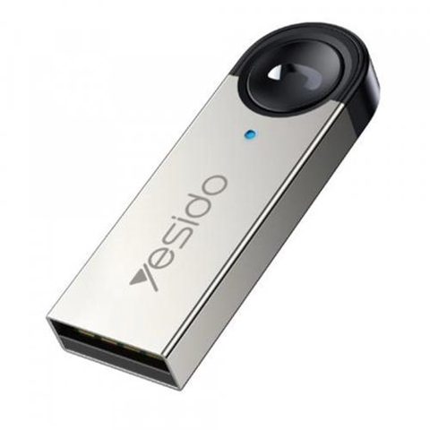 Receptor Bluetooth auto Yesido YAU81, USB, Hands-free (Argintiu)
