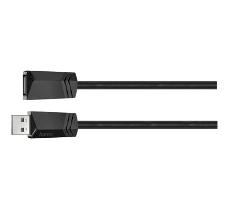 Cablu prelungitor Hama 200618, USB A - USB A, 0.75 m
