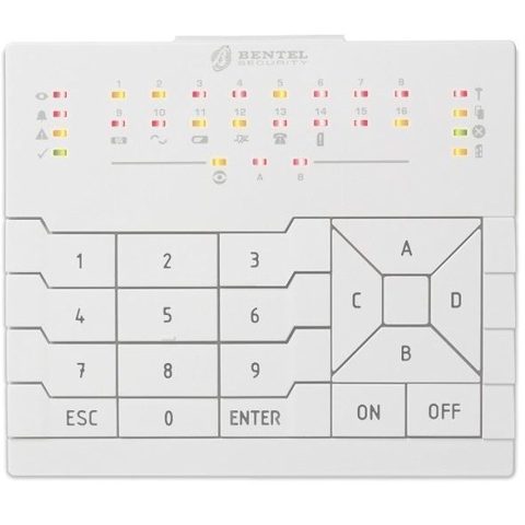 Tastatura LED, 32 caractere alfanumerice Bentel PREMIUM LED