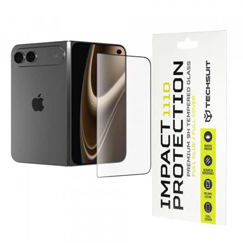 Folie de protectie Ecran Techsuit pentru Apple iPhone Ultra, Sticla Securizata, Full Glue, 111D, Neagra