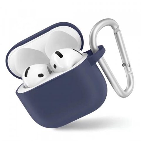 Husa Blueo Liquid pentru Apple AirPods 4, Bleumarin
