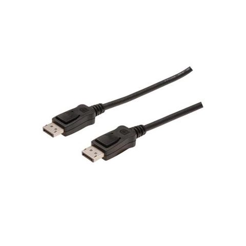 Cablu Assmann AK-340103-030-S, 2 x Displayport tata, 3m, Negru
