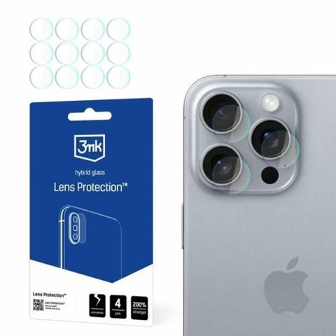 Folie de protectie camera 3mk Lens Protection pentru iPhone 16 Pro Max