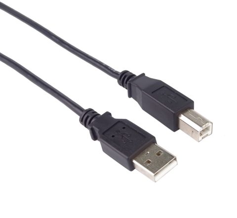 Cablu de imprimanta USB 2.0 A-B 2m Negru, ku2ab2bk