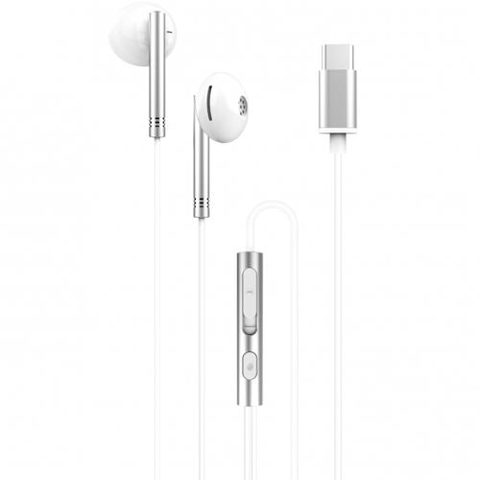 Casti Stereo XO Design EP29, USB-C, Argintiu