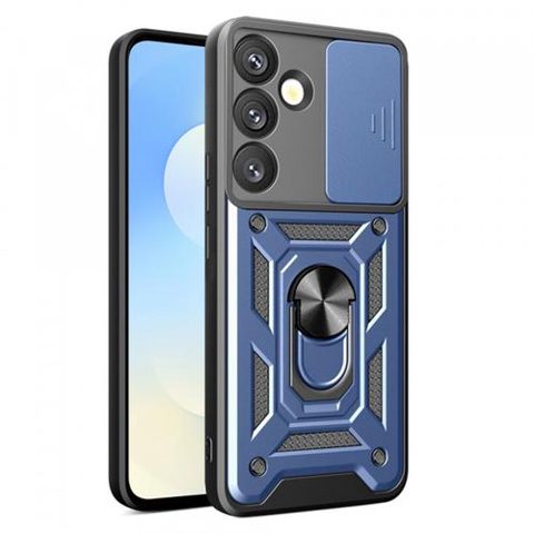 Husa pentru Samsung Galaxy S26, Techsuit, CamShield, Albastra