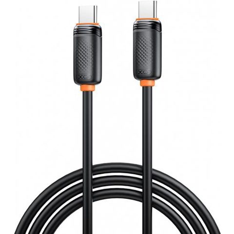Cablu Date si Incarcare USB-C - USB-C XO Design NB-Q302B, 60W, 1m, Negru
