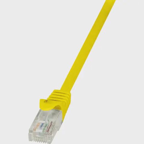 Cablu UTP LOGILINK Cat5e, cupru-aluminiu, 1.5 m, galben, AWG26, CP1047U