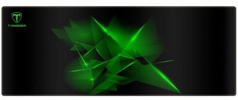 Mousepad T-DAGGER Geometry, L (Negru/Verde)