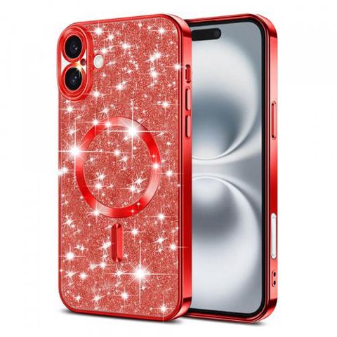 Husa MagSafe pentru Apple iPhone 16, Techsuit, Luxury Glitter