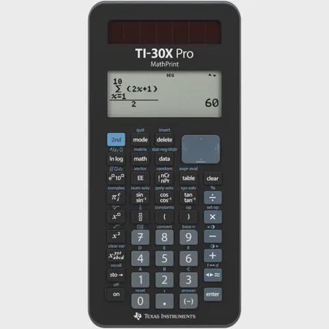Calculator stiintific avansat Texas Instruments TI-30X PRO MathPrint, afisaj MultiView™ cu 4 linii
