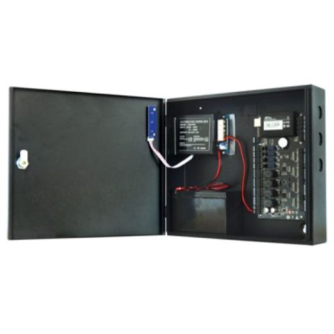 Cabinet multifunctional ZKTeco CAB3-PS5 / CAB4-PS5 pentru centrale de control acces, 12Vcc, 5A, backup