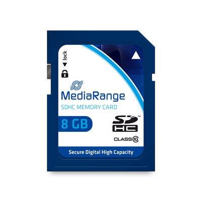 Card de memorie MediaRange MR962, 8GB, SDHC, Clasa 10