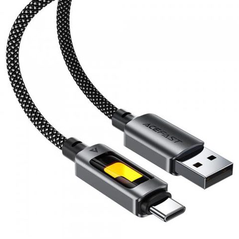 Cablu De Date si Incarcare USB-A - USB-C Acefast C21-04, 18W, 1.2m (Negru)