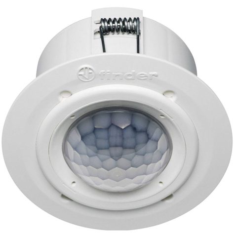 Senzor de miscare 360 grade, incastrat, tip spot, 230VAC, alb, 1000W, IP40 Finder 18.31.8.230.0031
