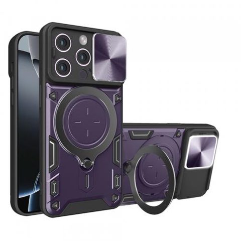 Husa pentru Apple iPhone 16 Pro, Techsuit, CamGuard Pro, Mov