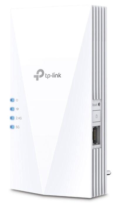 Range Extender Wireless TP-LINK RE500X, Gigabit, Dual Band, WiFi 6, 1500 Mbps, 2 x Antene interne (Alb)