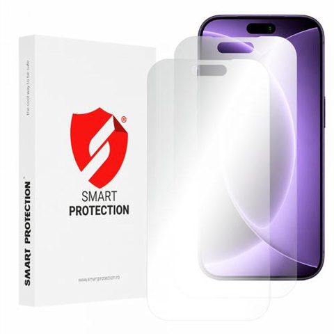 Folie de protectie Ecran Smart Protection Premium Classic pentru Apple iPhone 18 Pro, Plastic, Set 2 bucati