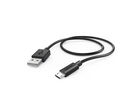 Cablu date Hama 178383, USB-A - MicroUSB, 1m (Negru)
