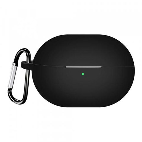 Husa Techsuit Silicone pentru Huawei FreeBuds Pro 4, Neagra