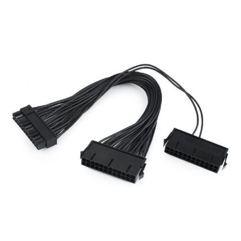Cablu de alimentare Gembird, 24 pini, 0.3 m, Negru