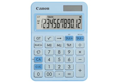 Calculator de birou Canon LS-125KB-PBL (Albastru)