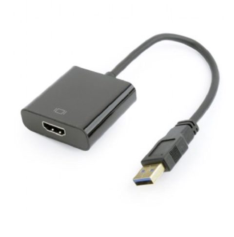 Adaptor Gembird A-USB3-HDMI-02, USB- HDMI (Negru)