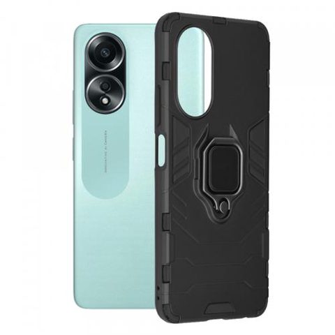 Husa pentru Oppo A58 4G, Techsuit, Shield, Neagra
