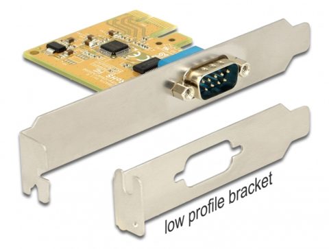 PCI Express cu 1 x Serial RS232 DB9, Delock 89444