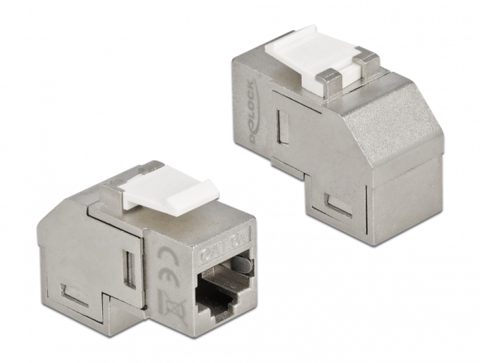 Modul keystone RJ45 cat 6A unghi 90 grade, Delock 86997