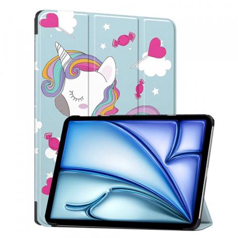 Husa pentru Apple iPad Air 13 (2025) / Air 13 (2024), Techsuit, FoldPro Unicorn (Multicolor)