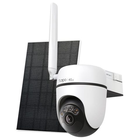 Kit camera 4G cu panou solar Pan/Tilt 4G LTE TP-LINK TAPO C615G KIT, 2K (3MP), lentila 4mm, SIM, microfon, difuzor, AI Detection