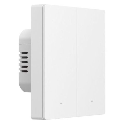 Intrerupator inteligent Sonoff M5-2C-86W, 2 canale, 10A, protocol Matter, Alb 6920075777871