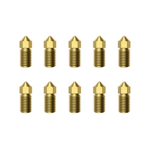 Set 10 Duze Extrudare pentru imprimanta 3D AnkerMake M5, Auriu 0.2mm