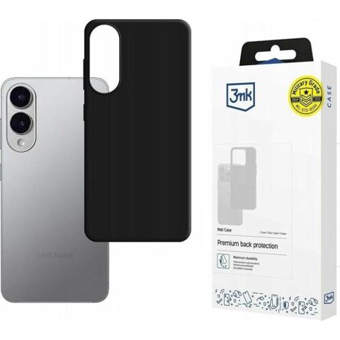 Husa de protectie 3MK Matt Case pentru Samsung Galaxy S25 Edge, Neagra