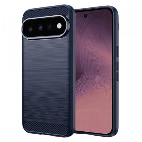 Husa pentru Google Pixel 11 Pro / 11, Techsuit, Carbon, Albastru