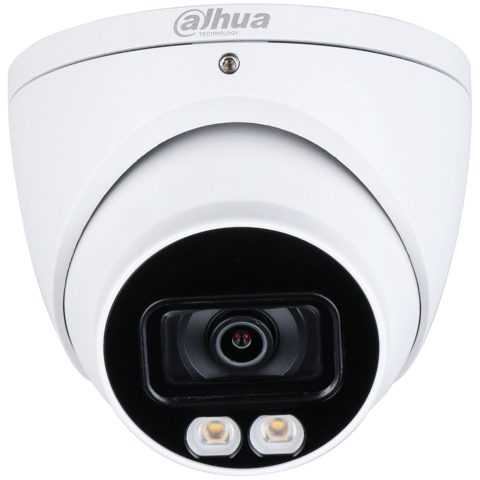 Camera Full Color Starlight HDCVI Dahua HAC-HDW1509T-A-LED-0280B-S3, 5MP, lentila 2.8mm, lumina alba 40m, microfon, IP67
