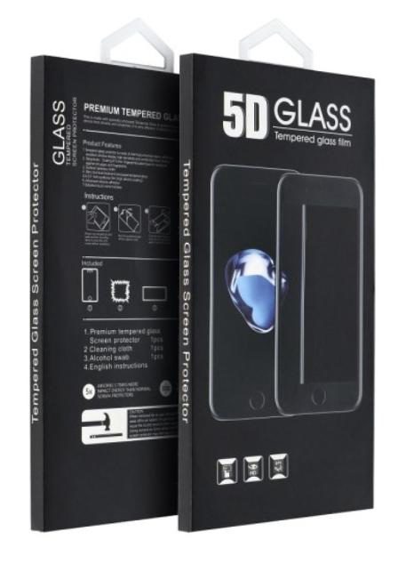 Folie de protectie Ecran OEM pentru Motorola Moto G04s / E14 / G24 Power / G04 / G24, Sticla Securizata, Full Glue, 5D, Neagra
