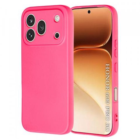 Husa pentru Honor 600 Pro, Techsuit, SoftFlex, Roz Inchis