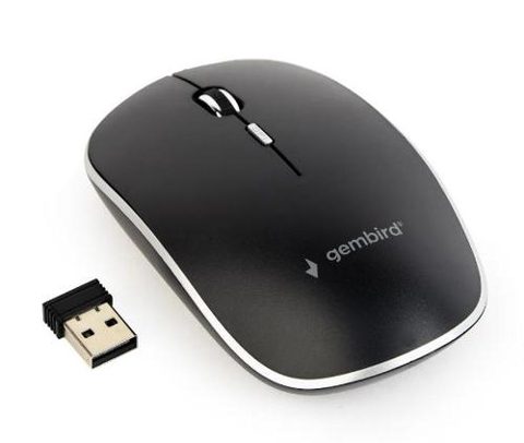 Mouse Wireless Gembird MUSW-4B-01, 1600 DPI (Negru)