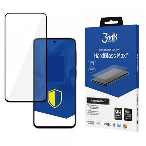 Folie de protectie Ecran 3MK HardGlass Max pentru Samsung Galaxy A56 A566 / A36 A366, Sticla Securizata, Full Glue