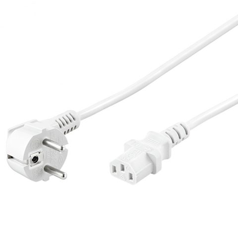 Cablu de alimentare PC 0.5m Alb, kpsp05w