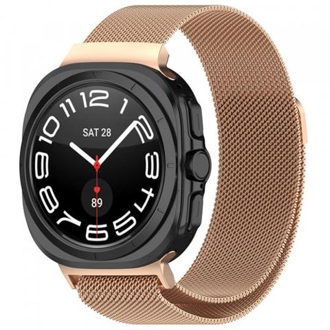 Curea Techsuit W009 pentru Samsung Galaxy Watch Ultra, Auriu