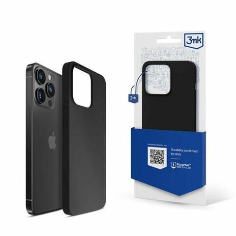 Husa de protectie 3mk Silicone Case pentru iPhone 15 Pro (Transparent)