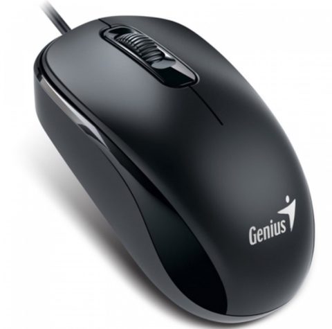 Mouse Genius DX-110, PS2, Wired (Negru)