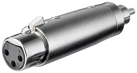 Adaptor XLR 3 pini la RCA M-T, kjackxlr09