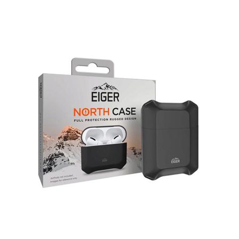 Husa Airpods Generation 1/2 Eiger North Case (Negru)